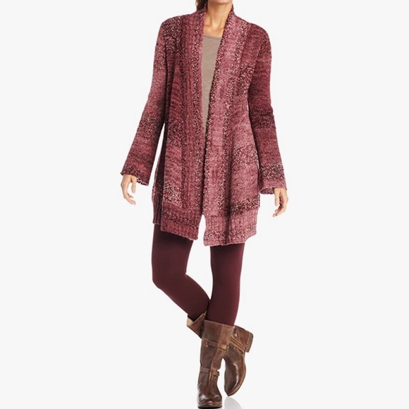 Prana Sweaters - Prana Wool Blend Open Cardigan Waterfall Duster, Small